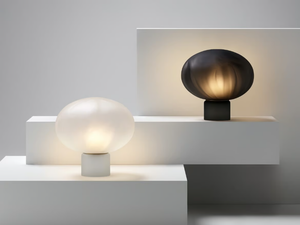 MÉNE - LED glass and aluminium table lamp _ Ross Gardam